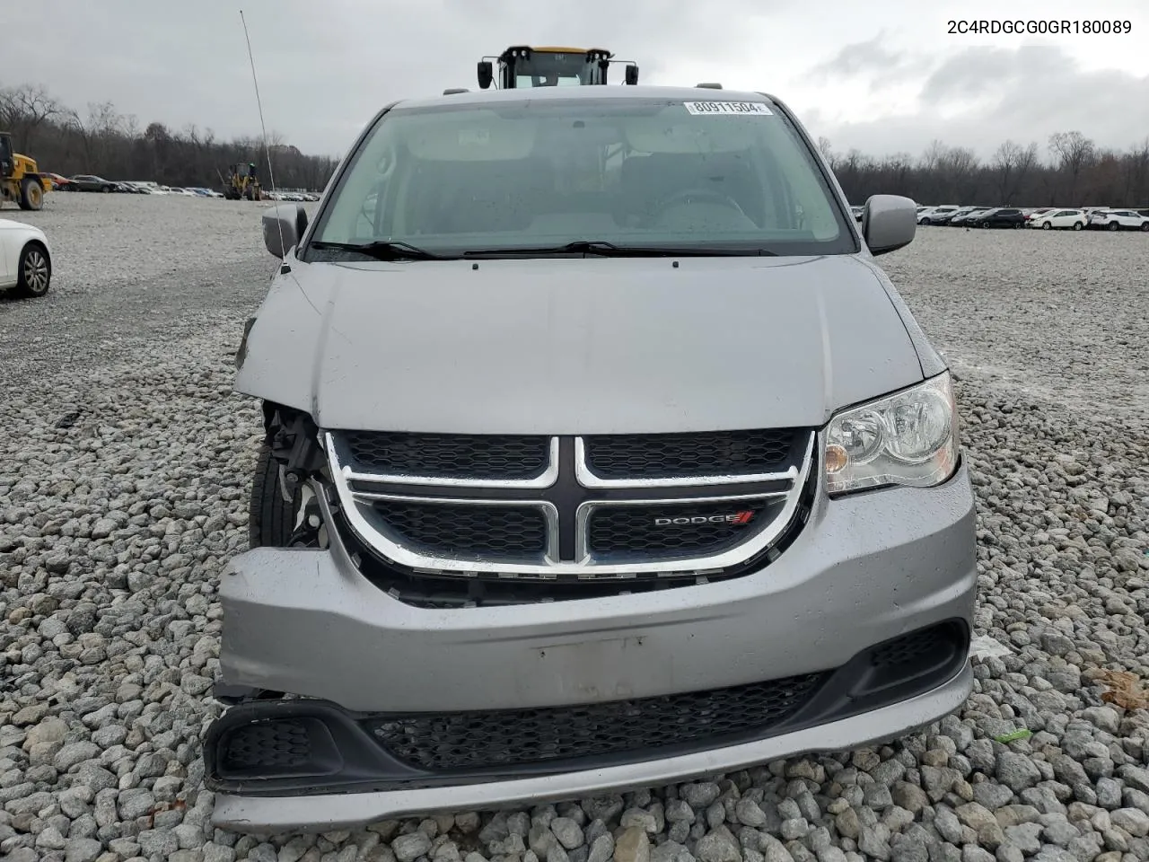 2016 Dodge Grand Caravan Sxt VIN: 2C4RDGCG0GR180089 Lot: 80911504