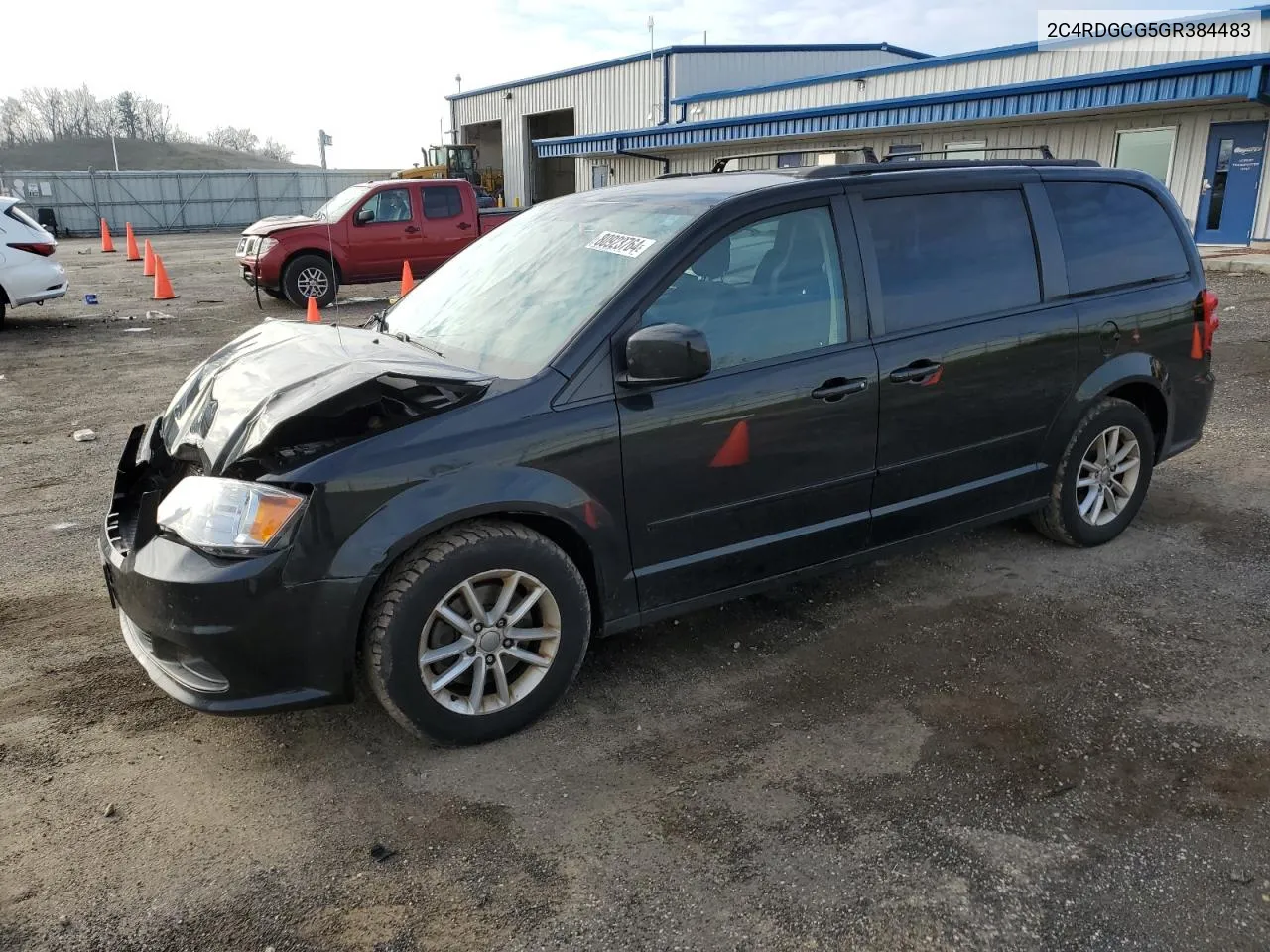 2016 Dodge Grand Caravan Sxt VIN: 2C4RDGCG5GR384483 Lot: 80923764