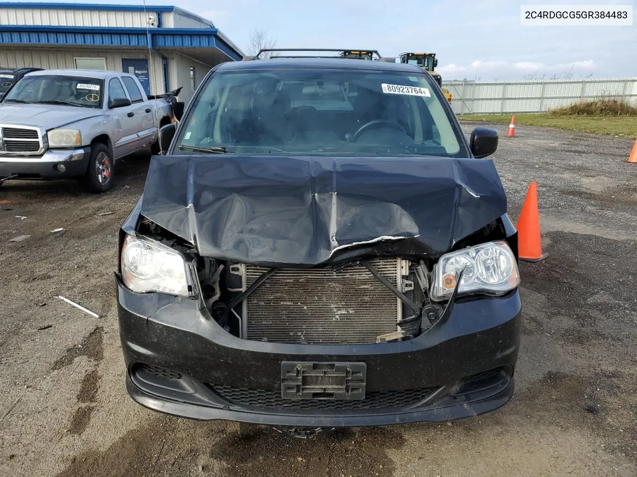 2016 Dodge Grand Caravan Sxt VIN: 2C4RDGCG5GR384483 Lot: 80923764