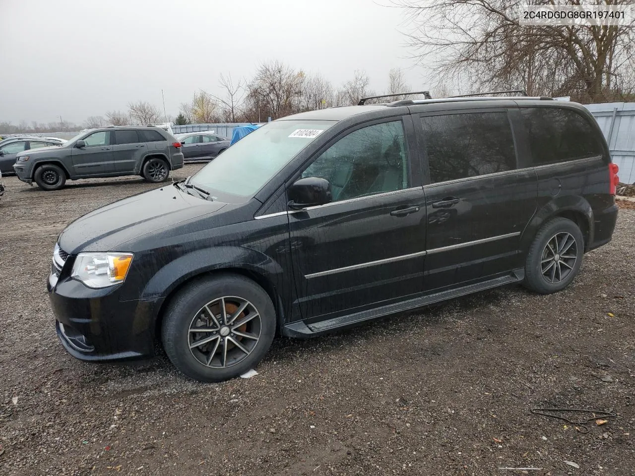 2016 Dodge Grand Caravan Crew VIN: 2C4RDGDG8GR197401 Lot: 81024804