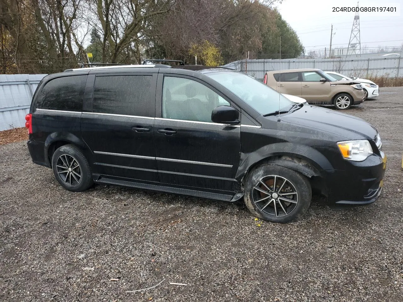 2016 Dodge Grand Caravan Crew VIN: 2C4RDGDG8GR197401 Lot: 81024804