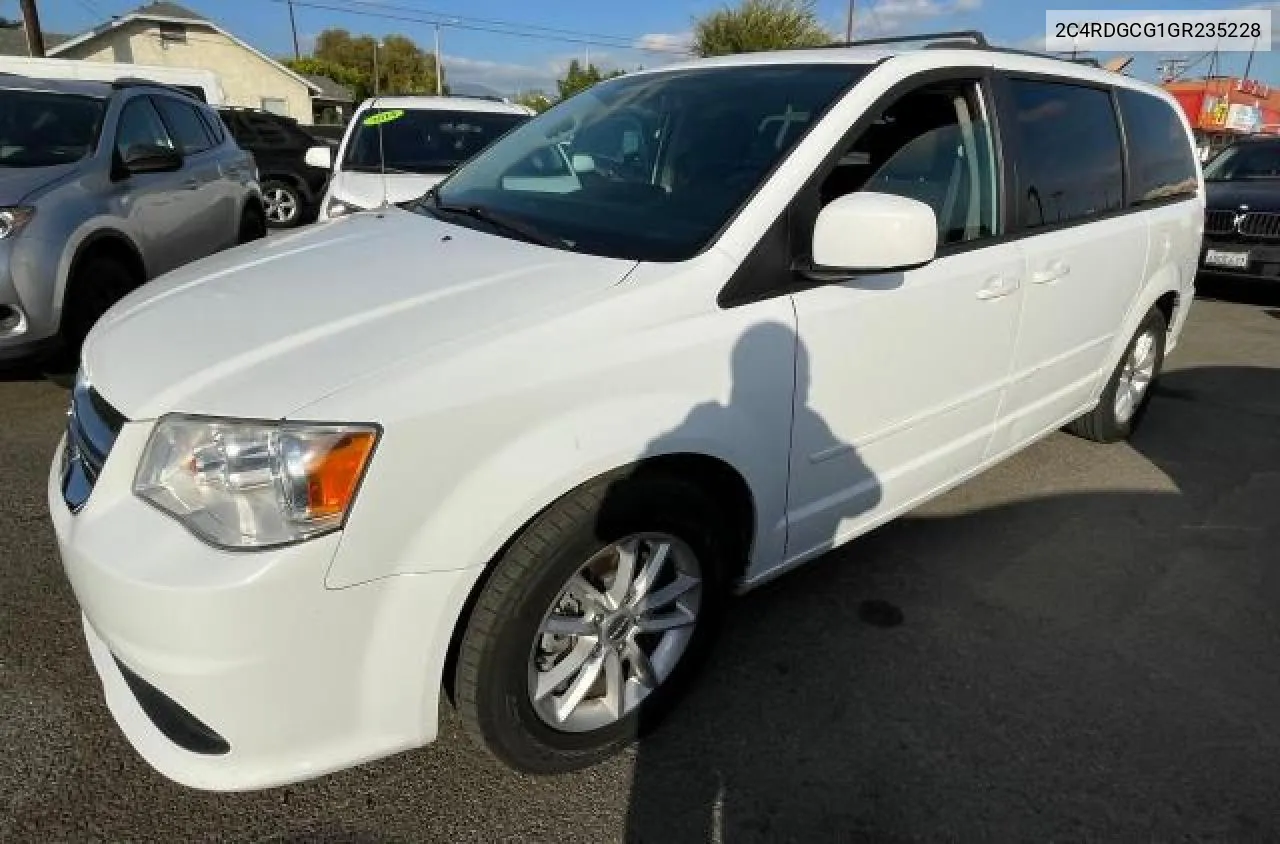 2016 Dodge Grand Caravan Sxt VIN: 2C4RDGCG1GR235228 Lot: 81651564