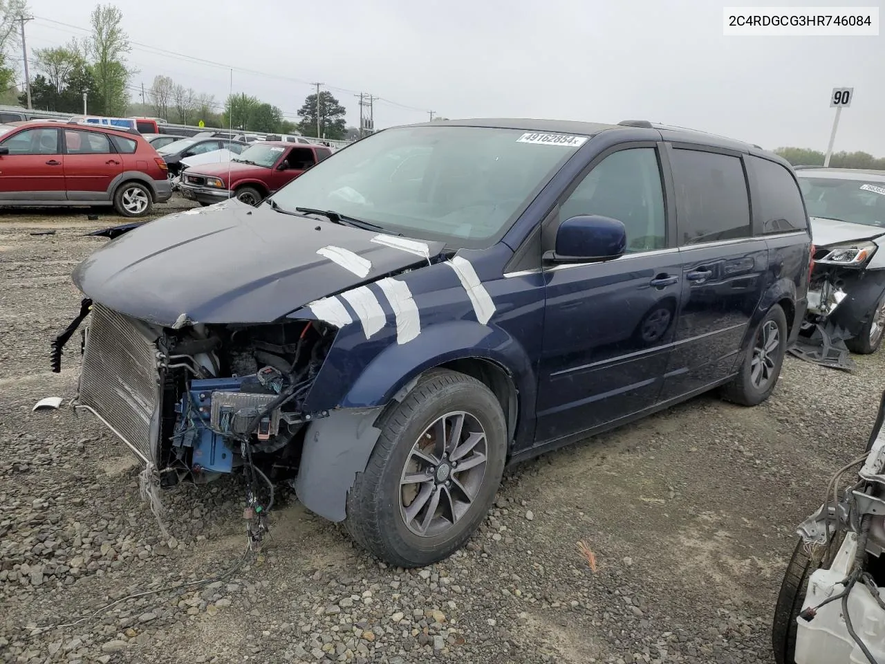 2017 Dodge Grand Caravan Sxt VIN: 2C4RDGCG3HR746084 Lot: 49162854