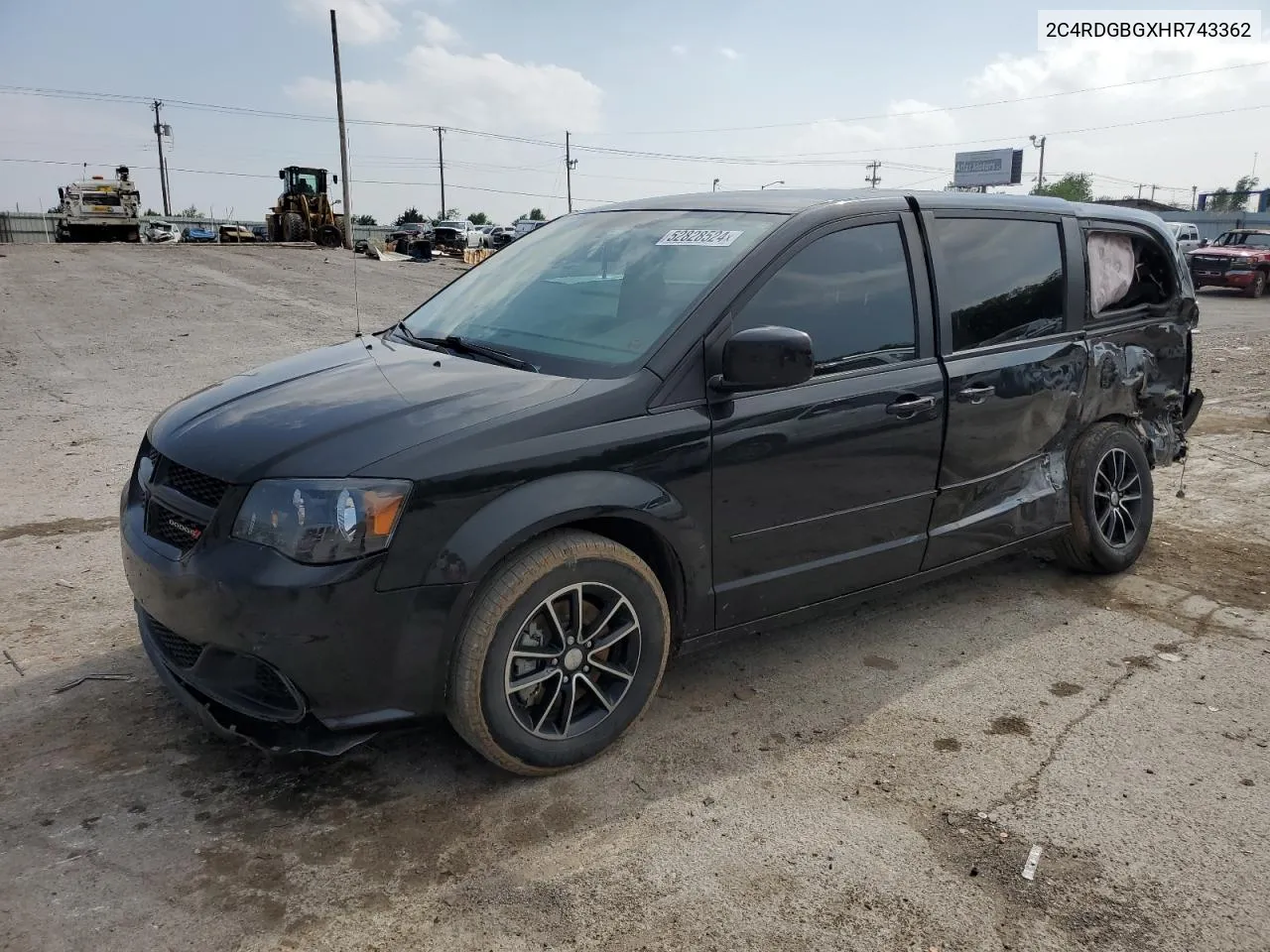 2017 Dodge Grand Caravan Se VIN: 2C4RDGBGXHR743362 Lot: 52828524