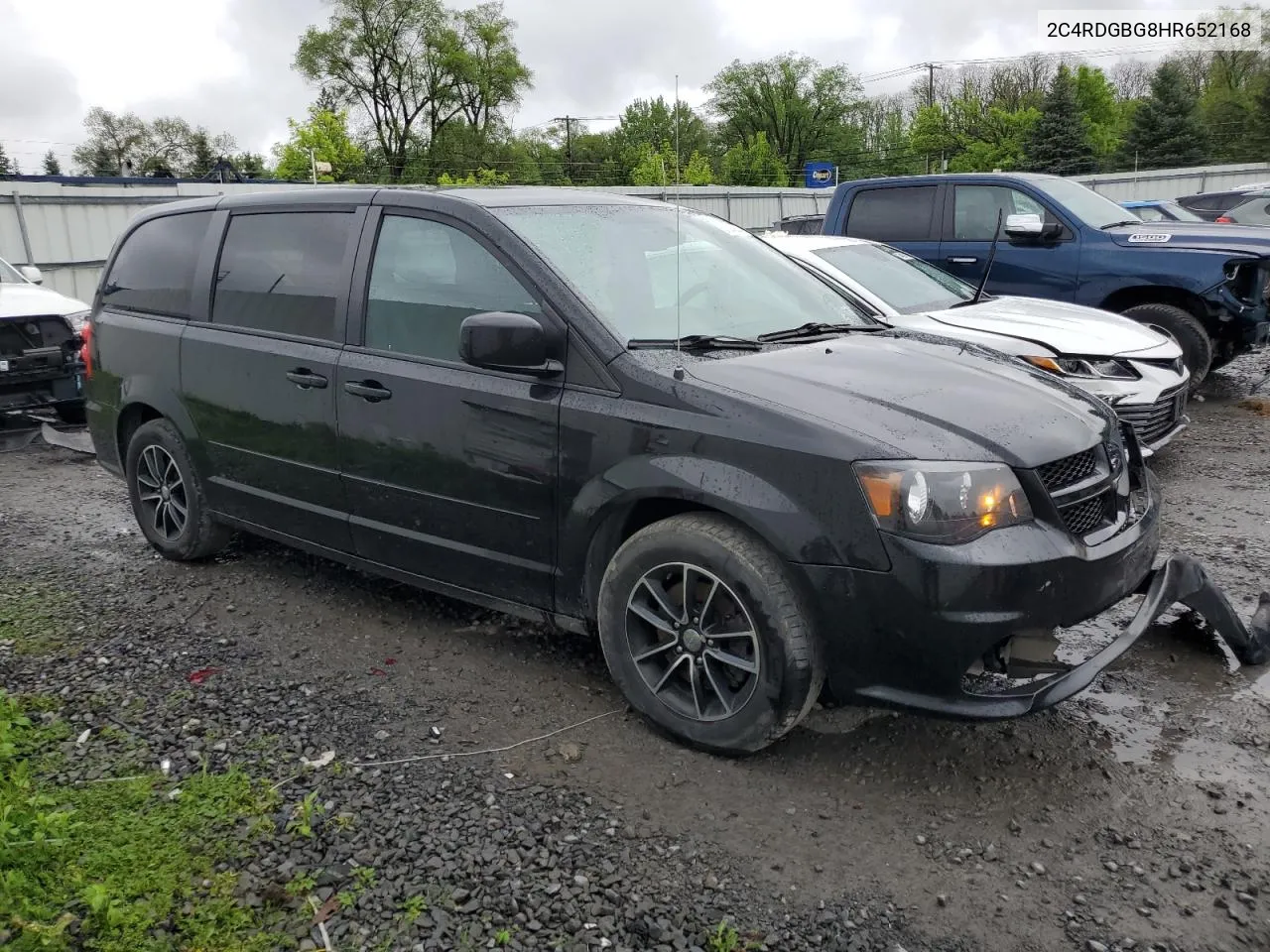 2017 Dodge Grand Caravan Se VIN: 2C4RDGBG8HR652168 Lot: 54244064