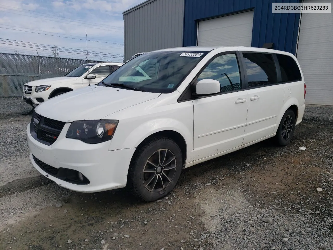 2017 Dodge Grand Caravan Se VIN: 2C4RDGBG3HR629283 Lot: 54753084