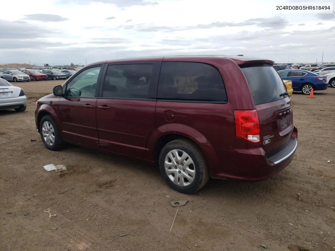 2017 Dodge Grand Caravan Se VIN: 2C4RDGBG5HR618494 Lot: 55471424