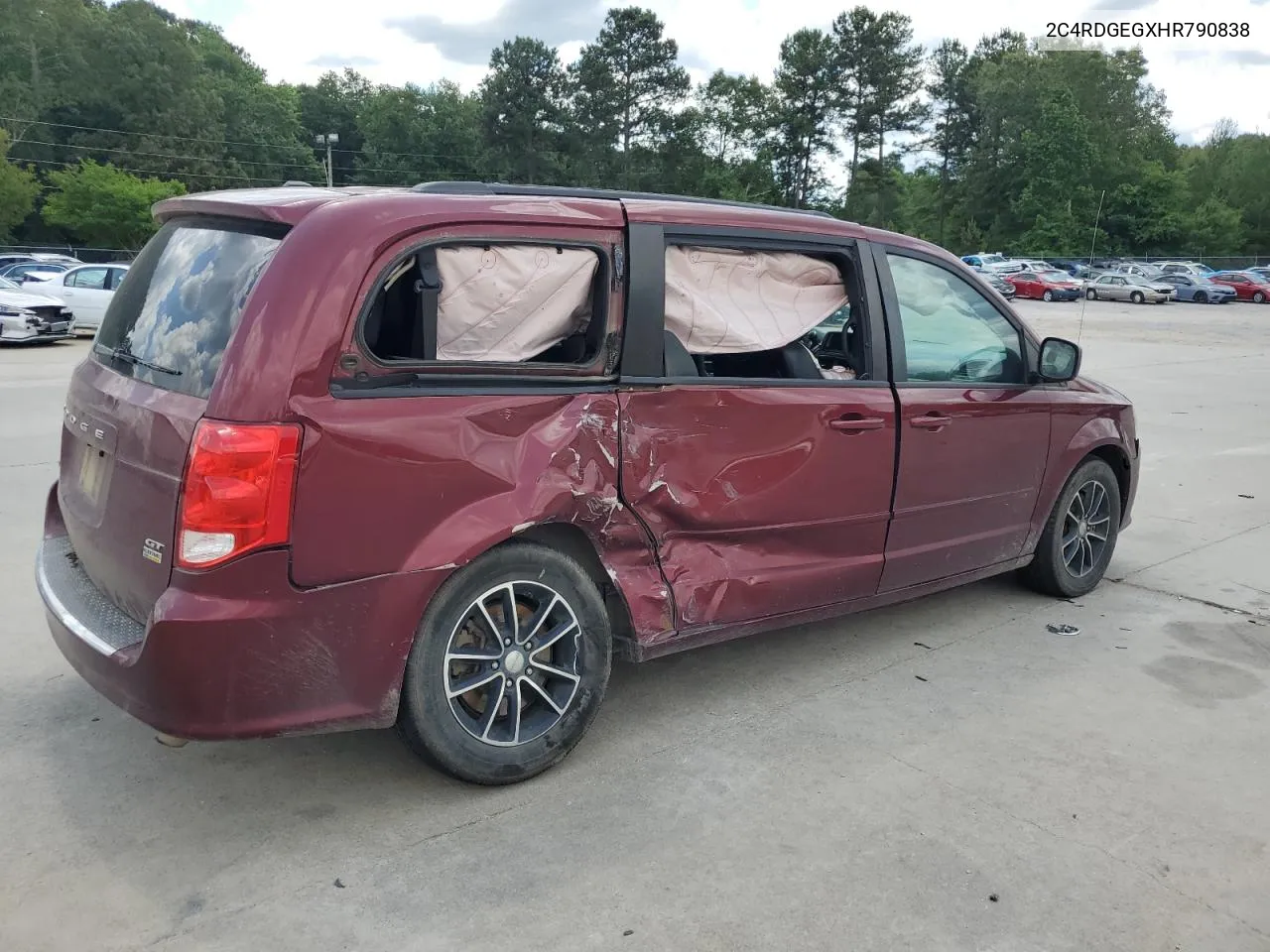 2C4RDGEGXHR790838 2017 Dodge Grand Caravan Gt