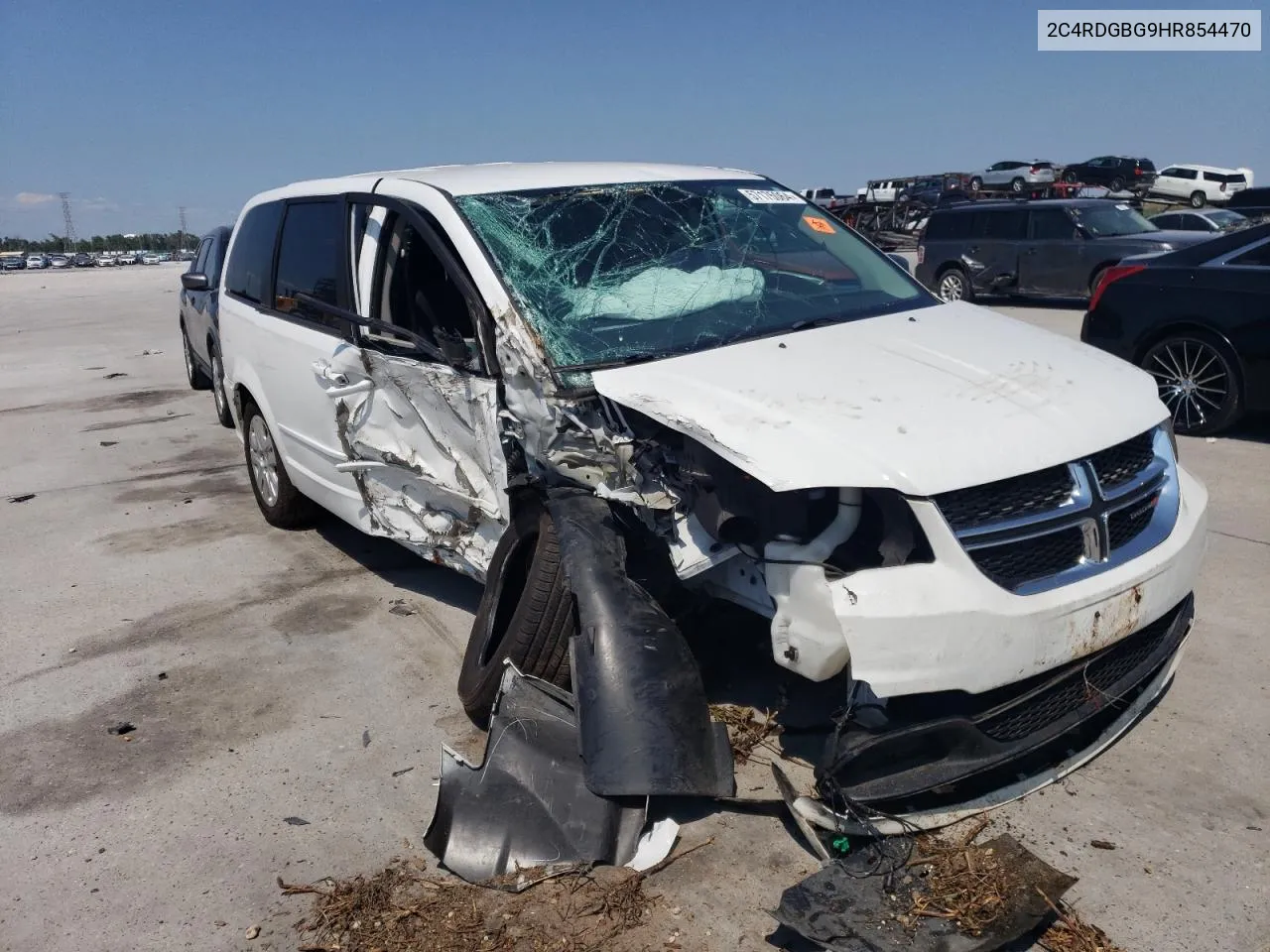 2017 Dodge Grand Caravan Se VIN: 2C4RDGBG9HR854470 Lot: 57175064