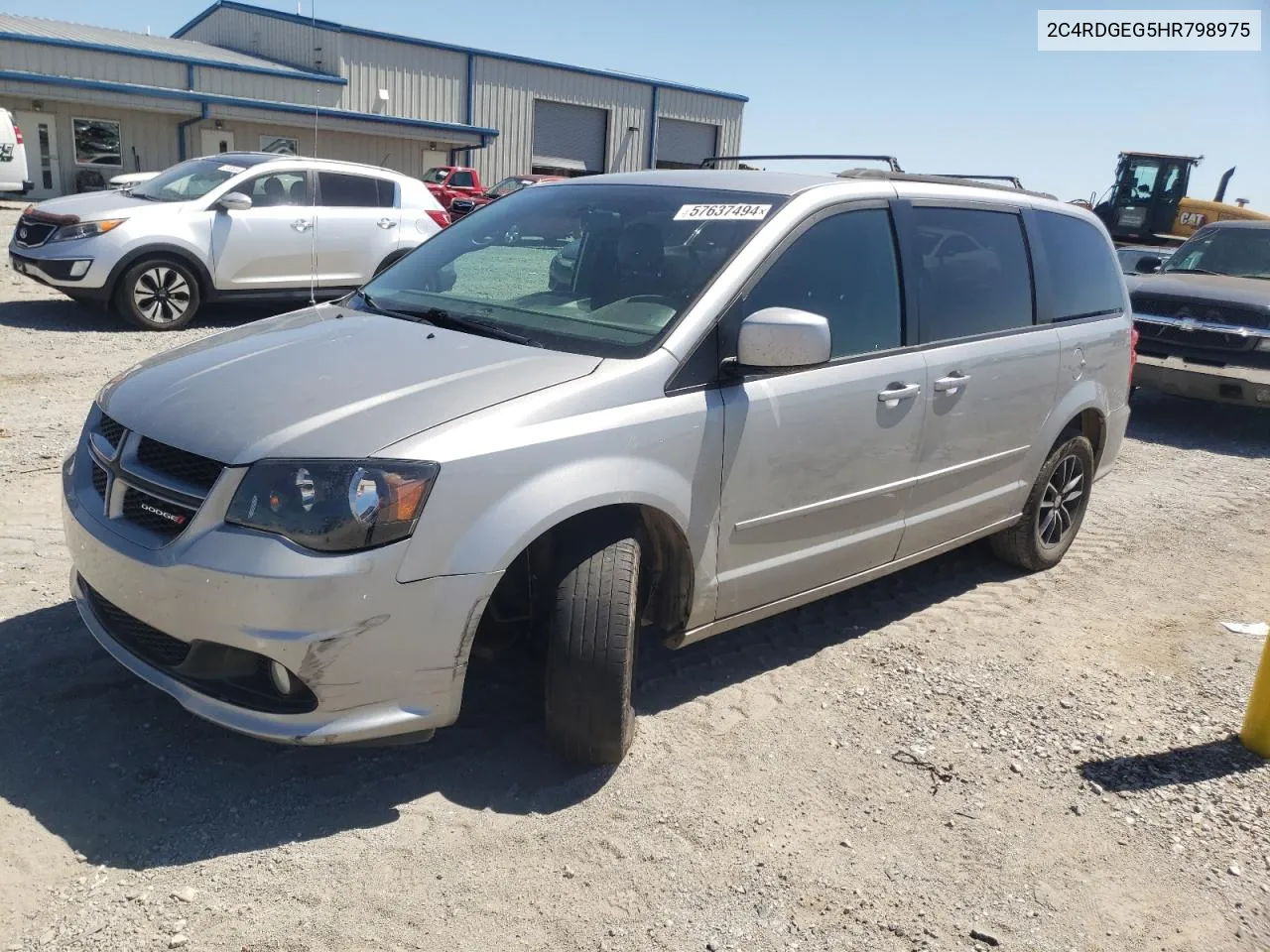 2017 Dodge Grand Caravan Gt VIN: 2C4RDGEG5HR798975 Lot: 57637494