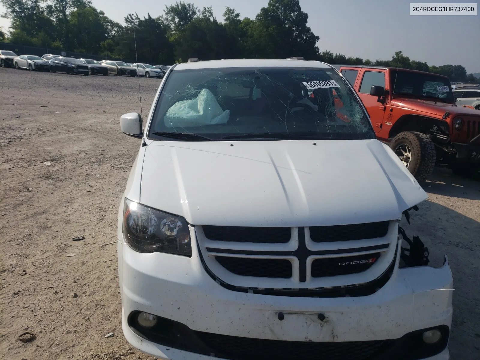 2C4RDGEG1HR737400 2017 Dodge Grand Caravan Gt