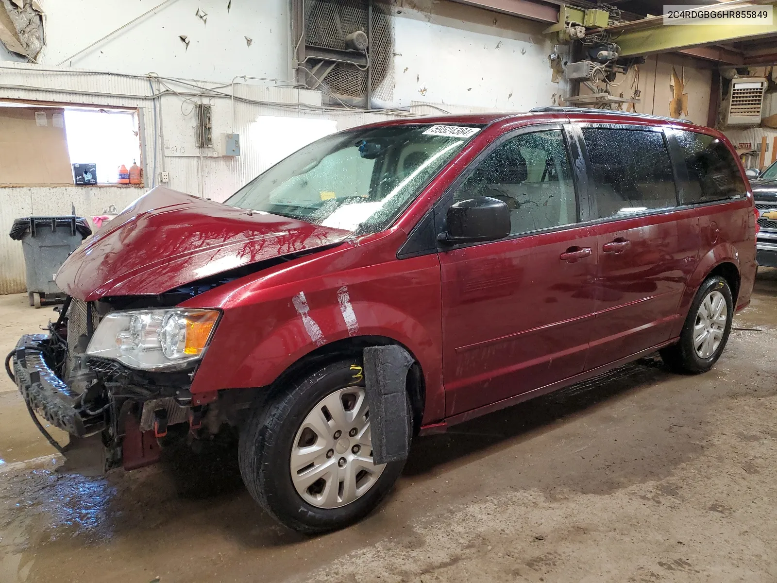 2017 Dodge Grand Caravan Se VIN: 2C4RDGBG6HR855849 Lot: 59524384