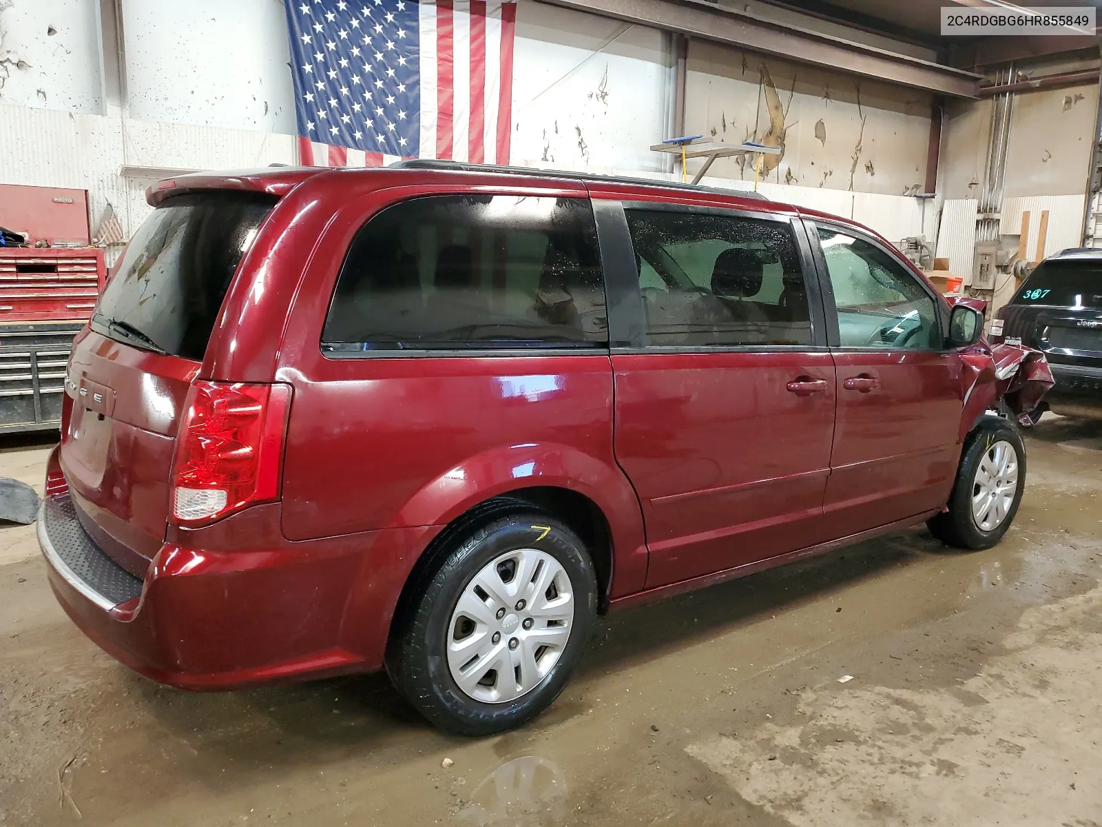 2017 Dodge Grand Caravan Se VIN: 2C4RDGBG6HR855849 Lot: 59524384