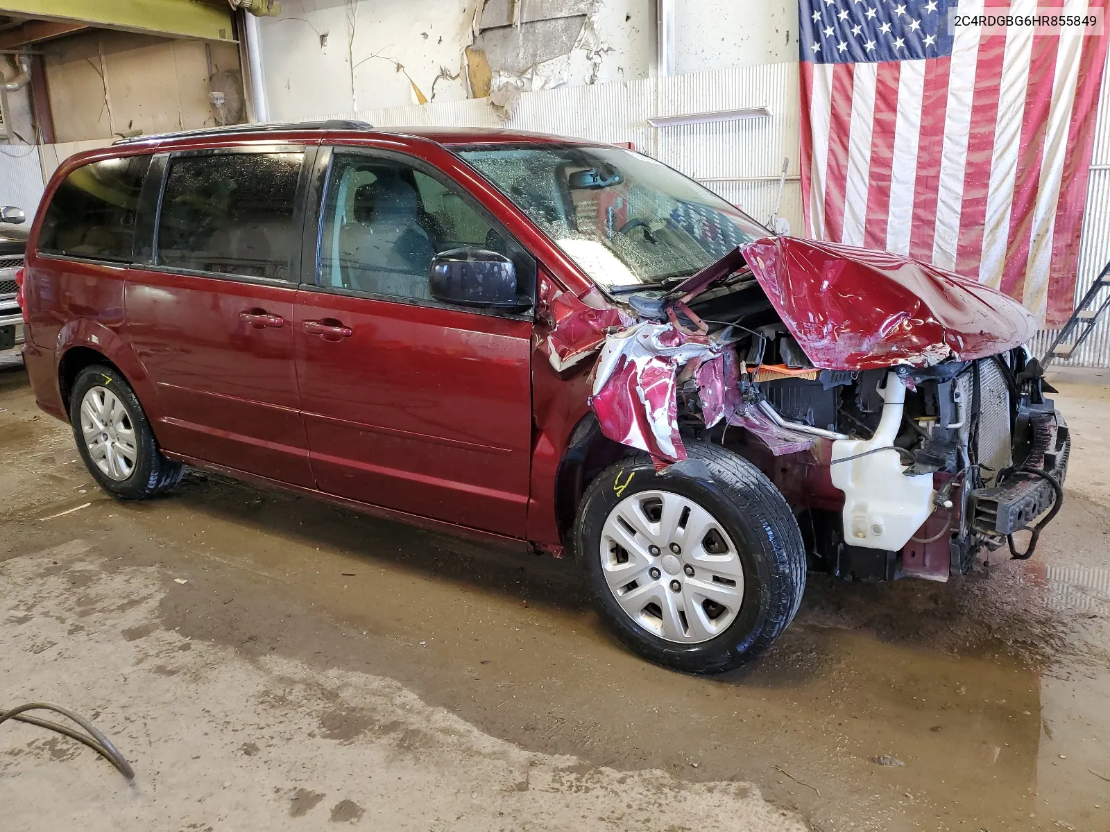 2017 Dodge Grand Caravan Se VIN: 2C4RDGBG6HR855849 Lot: 59524384