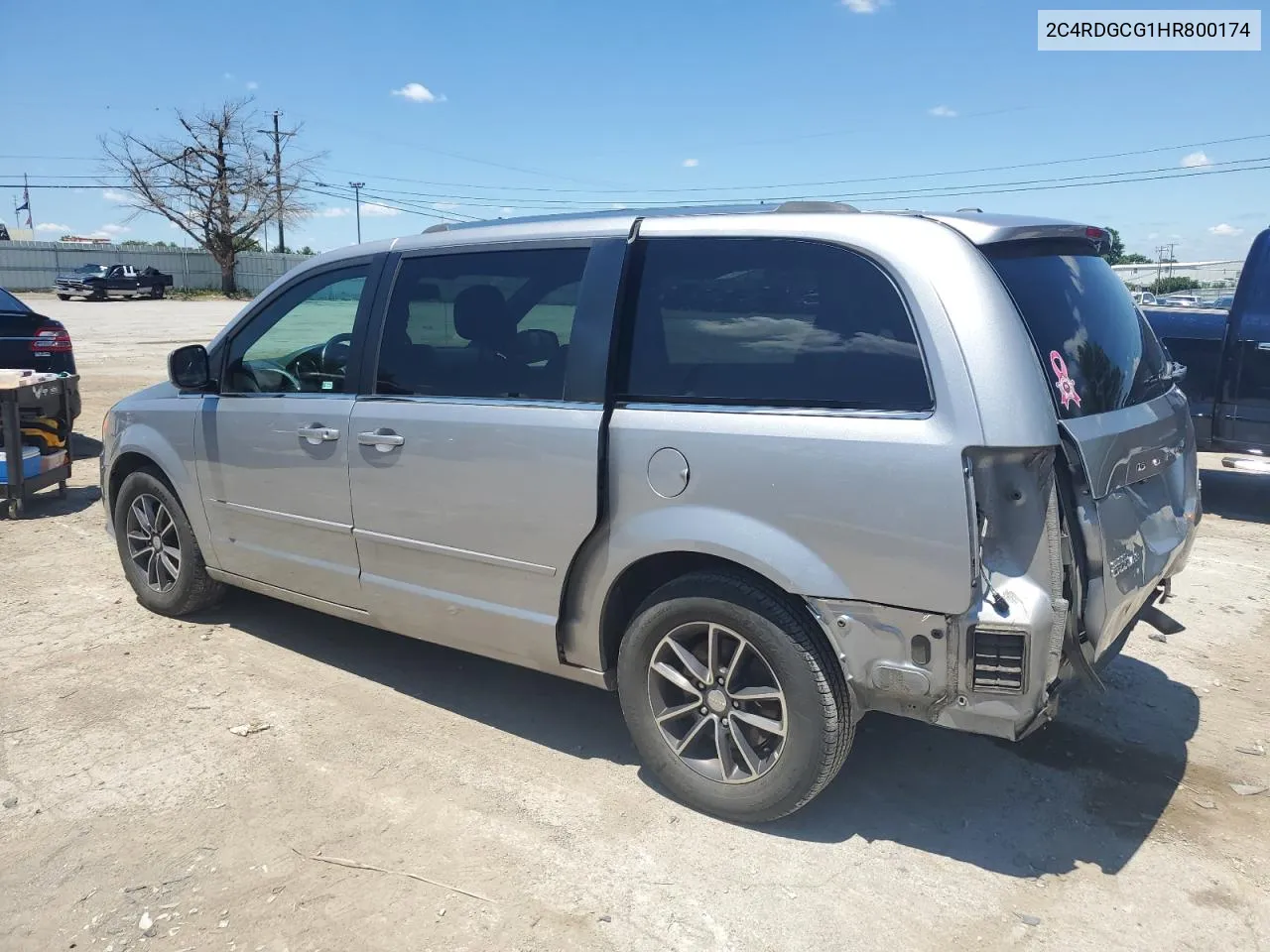 2017 Dodge Grand Caravan Sxt VIN: 2C4RDGCG1HR800174 Lot: 60240844