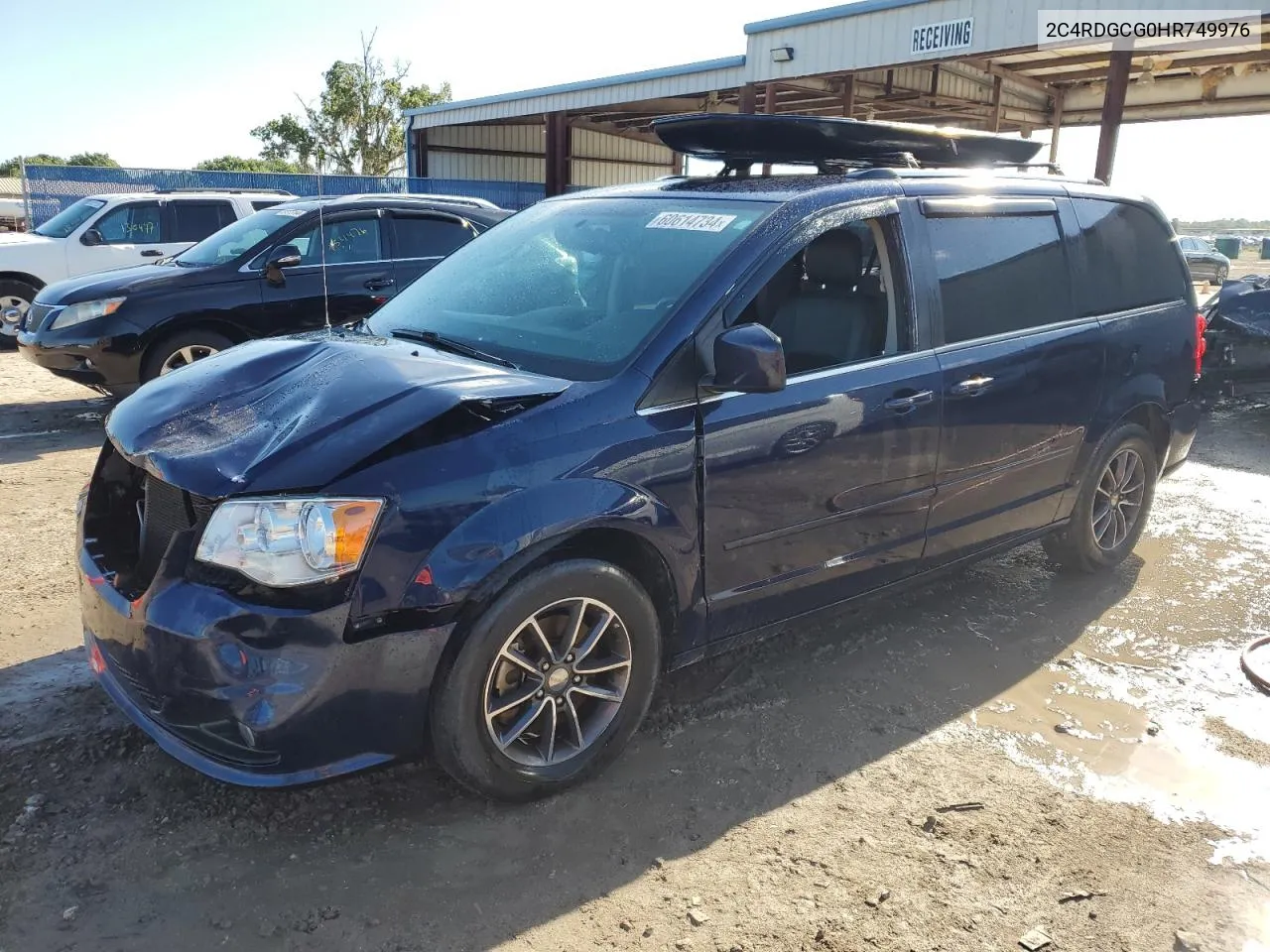 2017 Dodge Grand Caravan Sxt VIN: 2C4RDGCG0HR749976 Lot: 60614734