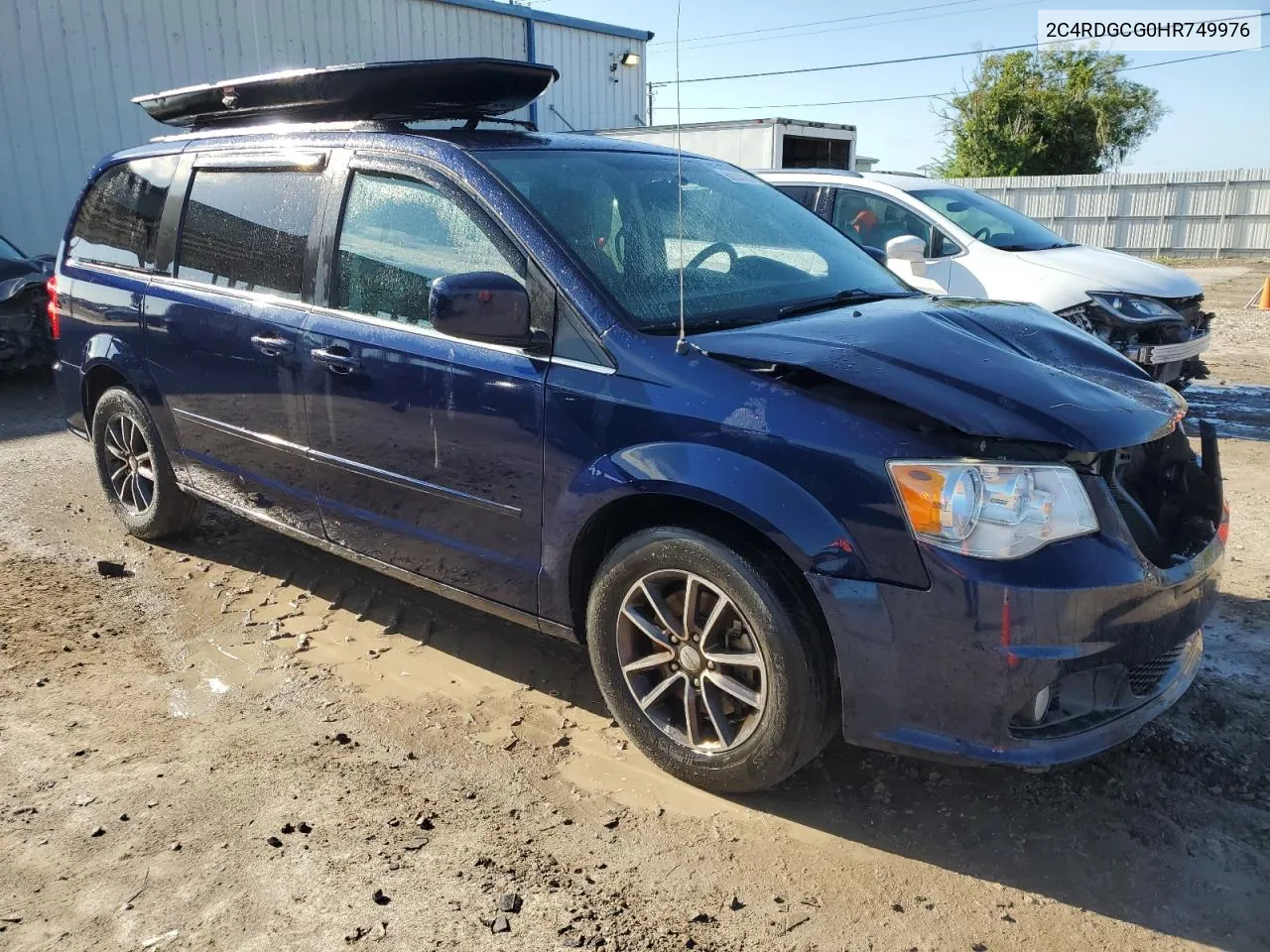 2017 Dodge Grand Caravan Sxt VIN: 2C4RDGCG0HR749976 Lot: 60614734