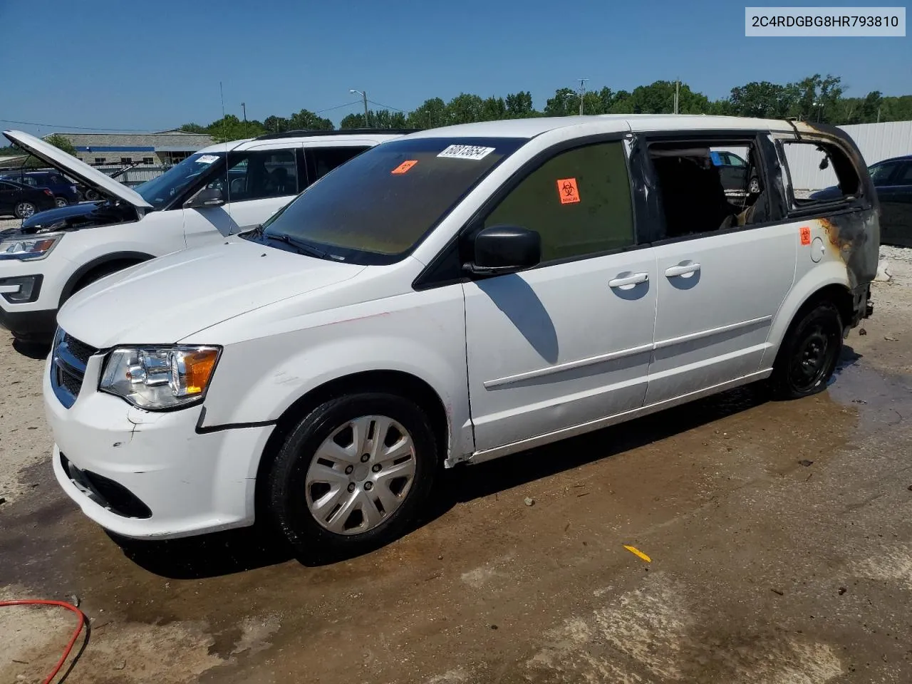 2017 Dodge Grand Caravan Se VIN: 2C4RDGBG8HR793810 Lot: 60813654