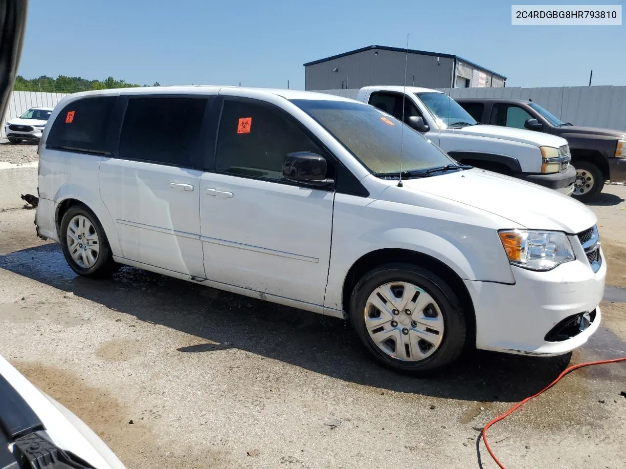 2017 Dodge Grand Caravan Se VIN: 2C4RDGBG8HR793810 Lot: 60813654