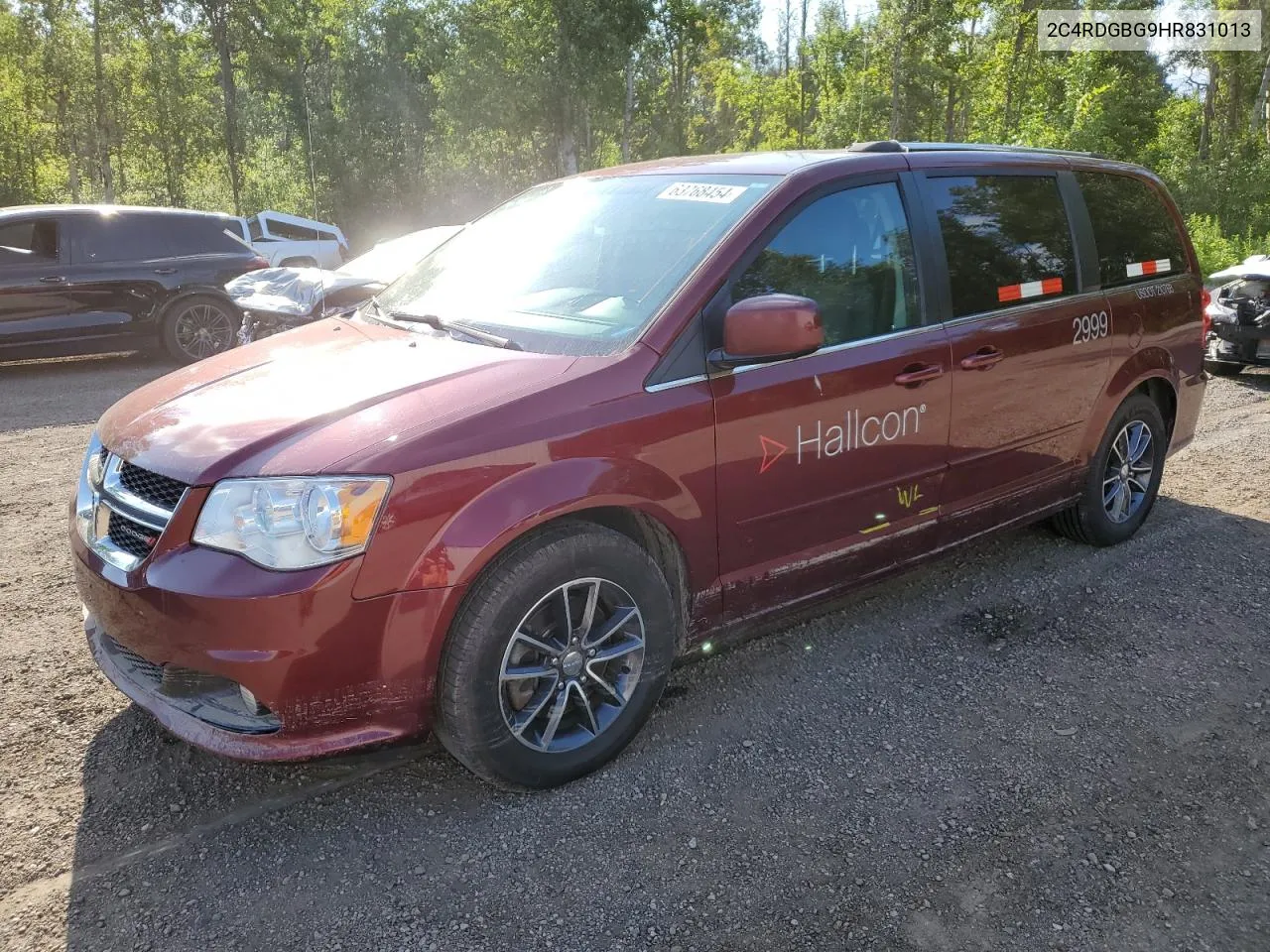 2C4RDGBG9HR831013 2017 Dodge Grand Caravan Se