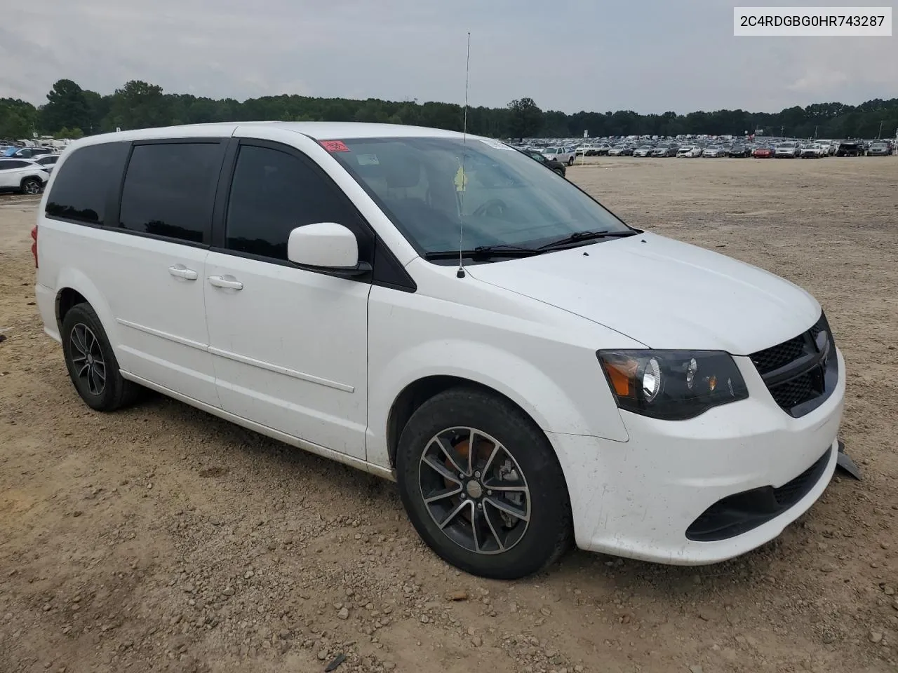 2017 Dodge Grand Caravan Se VIN: 2C4RDGBG0HR743287 Lot: 63990384