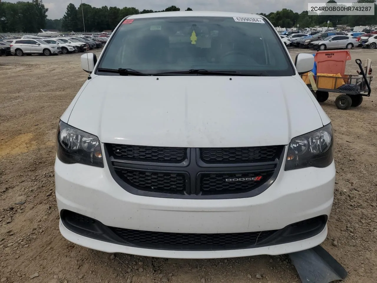 2017 Dodge Grand Caravan Se VIN: 2C4RDGBG0HR743287 Lot: 63990384