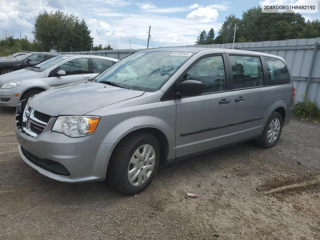 2017 Dodge Grand Caravan Se VIN: 2C4RDGBG1HR682192 Lot: 64135164