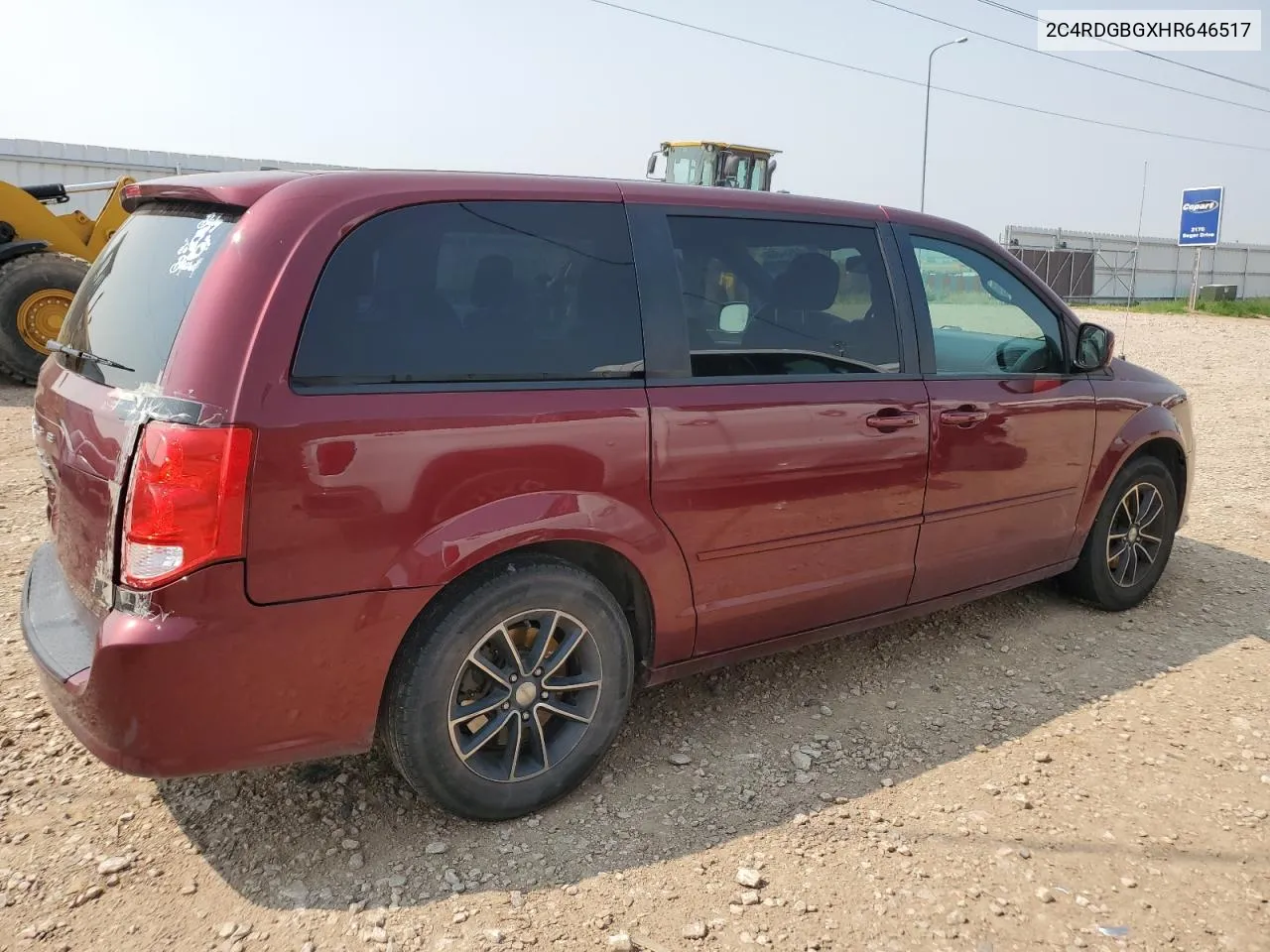 2017 Dodge Grand Caravan Se VIN: 2C4RDGBGXHR646517 Lot: 64559664