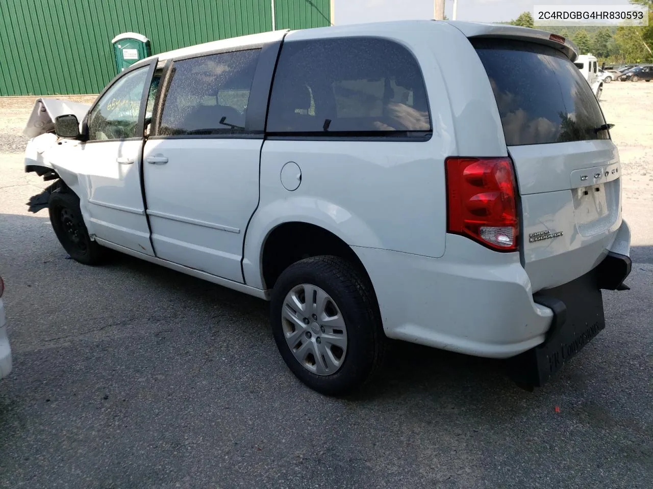 2017 Dodge Grand Caravan Se VIN: 2C4RDGBG4HR830593 Lot: 65446763