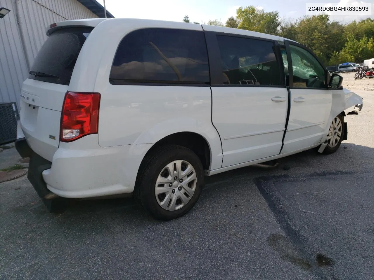 2017 Dodge Grand Caravan Se VIN: 2C4RDGBG4HR830593 Lot: 65446763