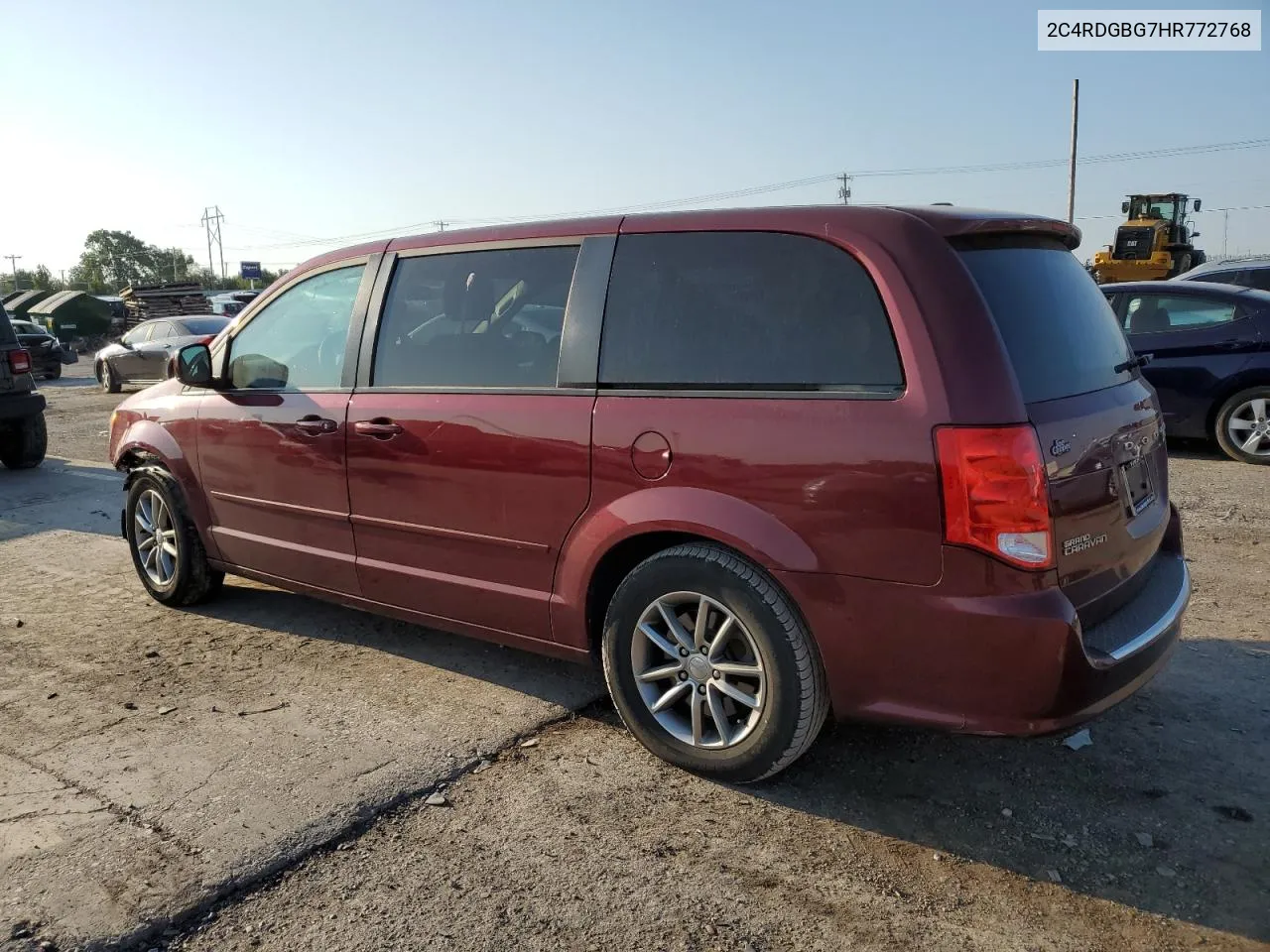 2017 Dodge Grand Caravan Se VIN: 2C4RDGBG7HR772768 Lot: 65741704