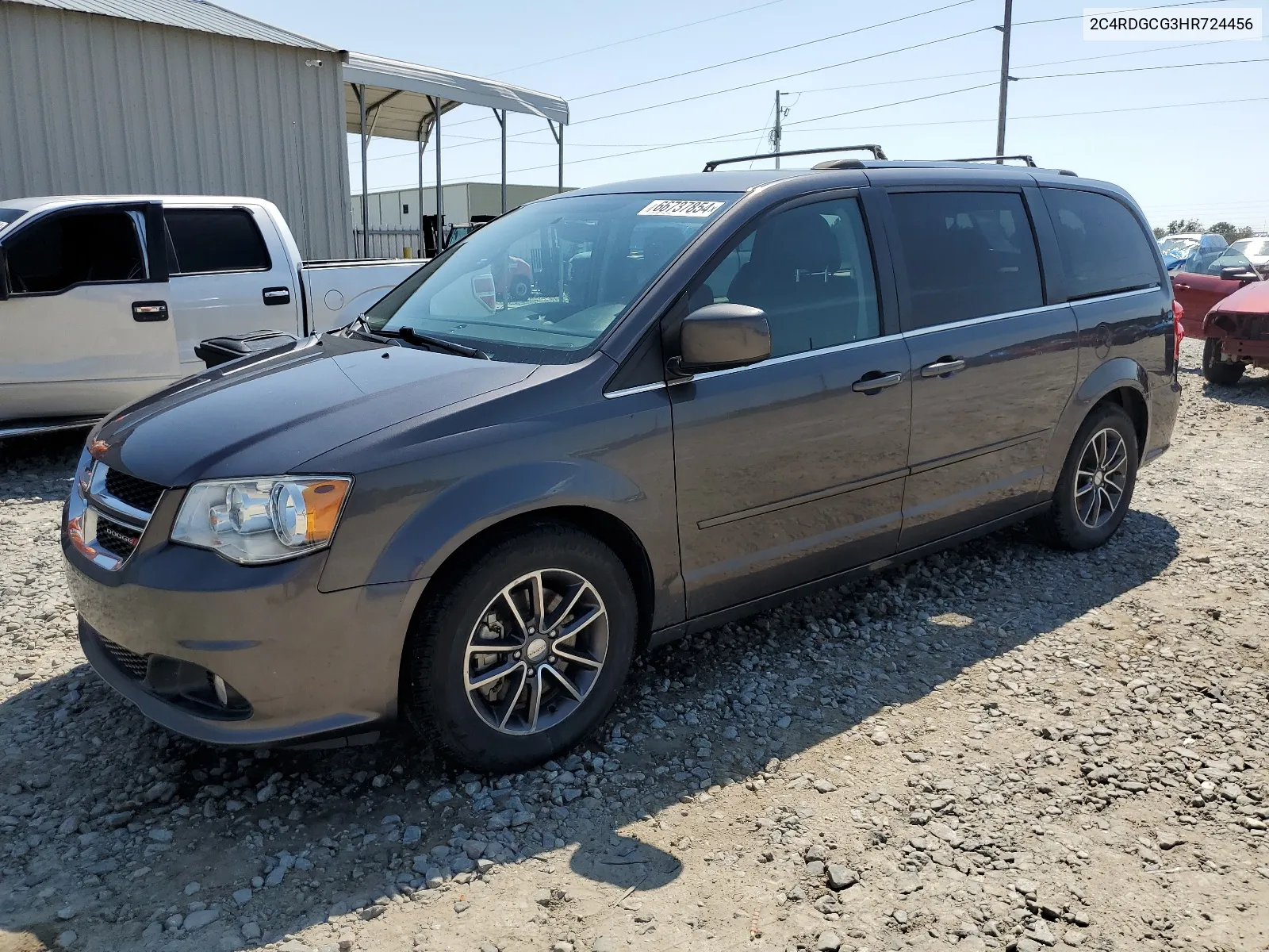 2017 Dodge Grand Caravan Sxt VIN: 2C4RDGCG3HR724456 Lot: 66737854