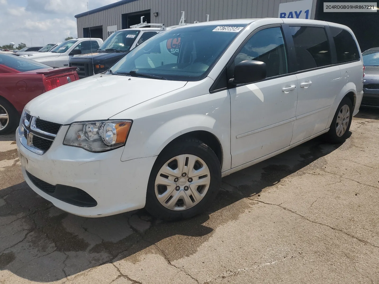 2017 Dodge Grand Caravan Se VIN: 2C4RDGBG9HR867221 Lot: 66758684