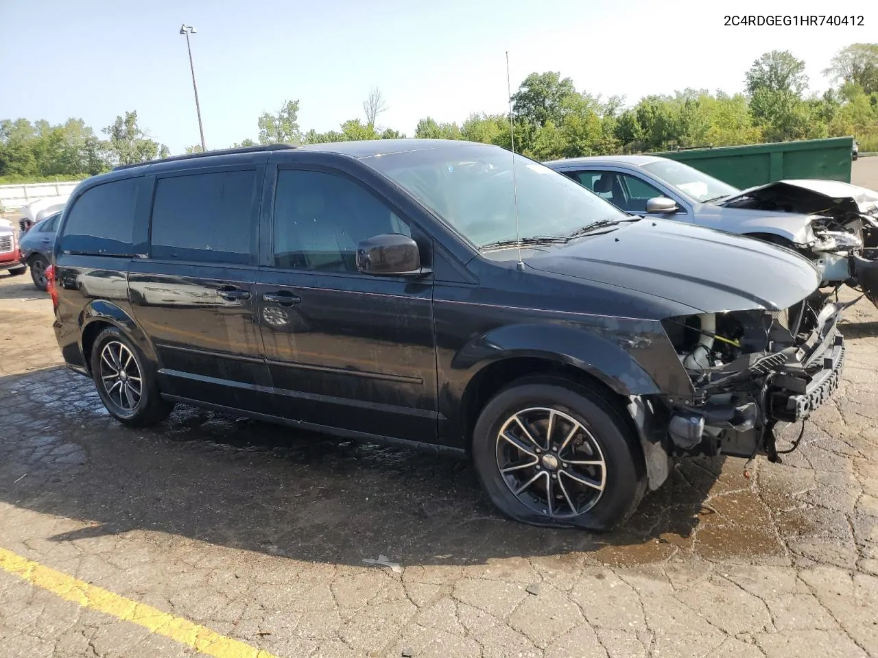 2C4RDGEG1HR740412 2017 Dodge Grand Caravan Gt