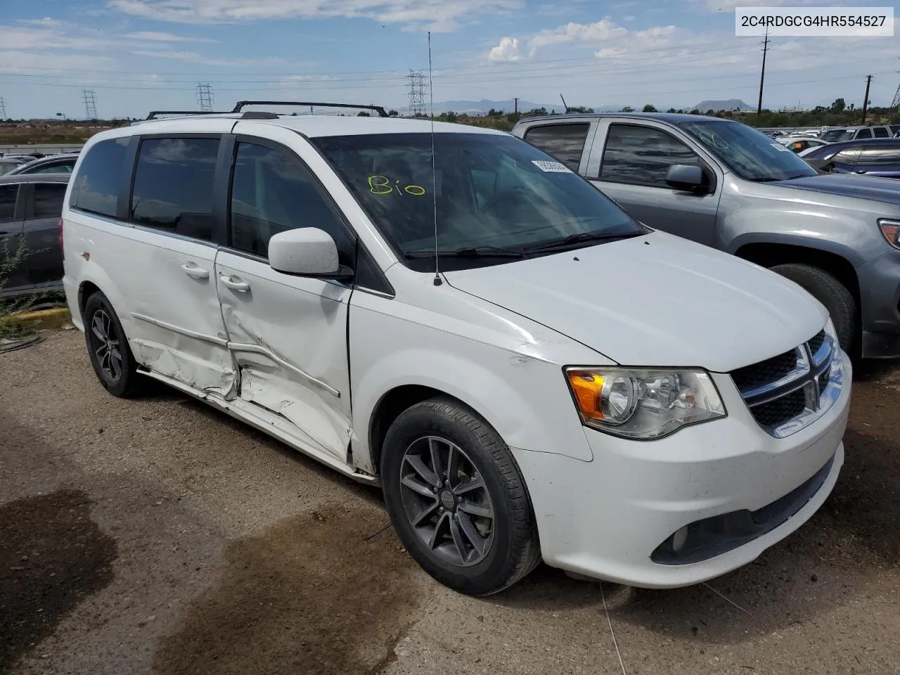 2017 Dodge Grand Caravan Sxt VIN: 2C4RDGCG4HR554527 Lot: 68386084