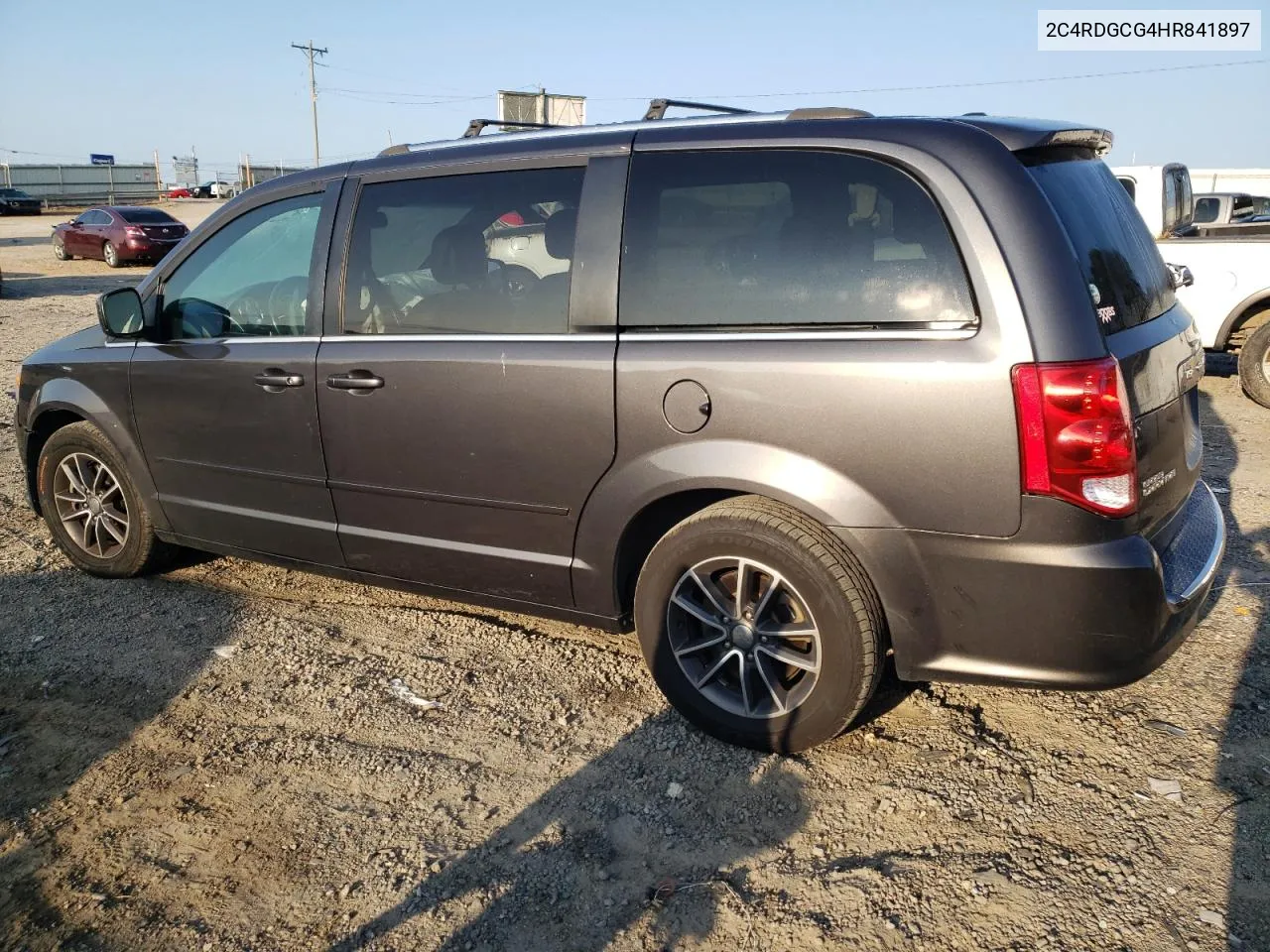 2017 Dodge Grand Caravan Sxt VIN: 2C4RDGCG4HR841897 Lot: 68423194