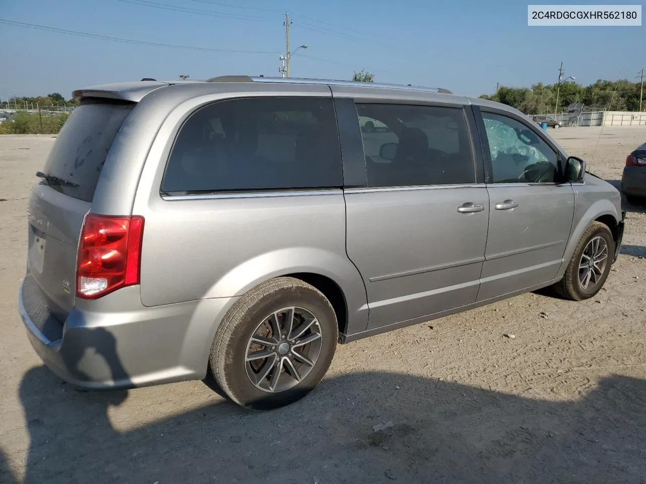 2017 Dodge Grand Caravan Sxt VIN: 2C4RDGCGXHR562180 Lot: 69142974