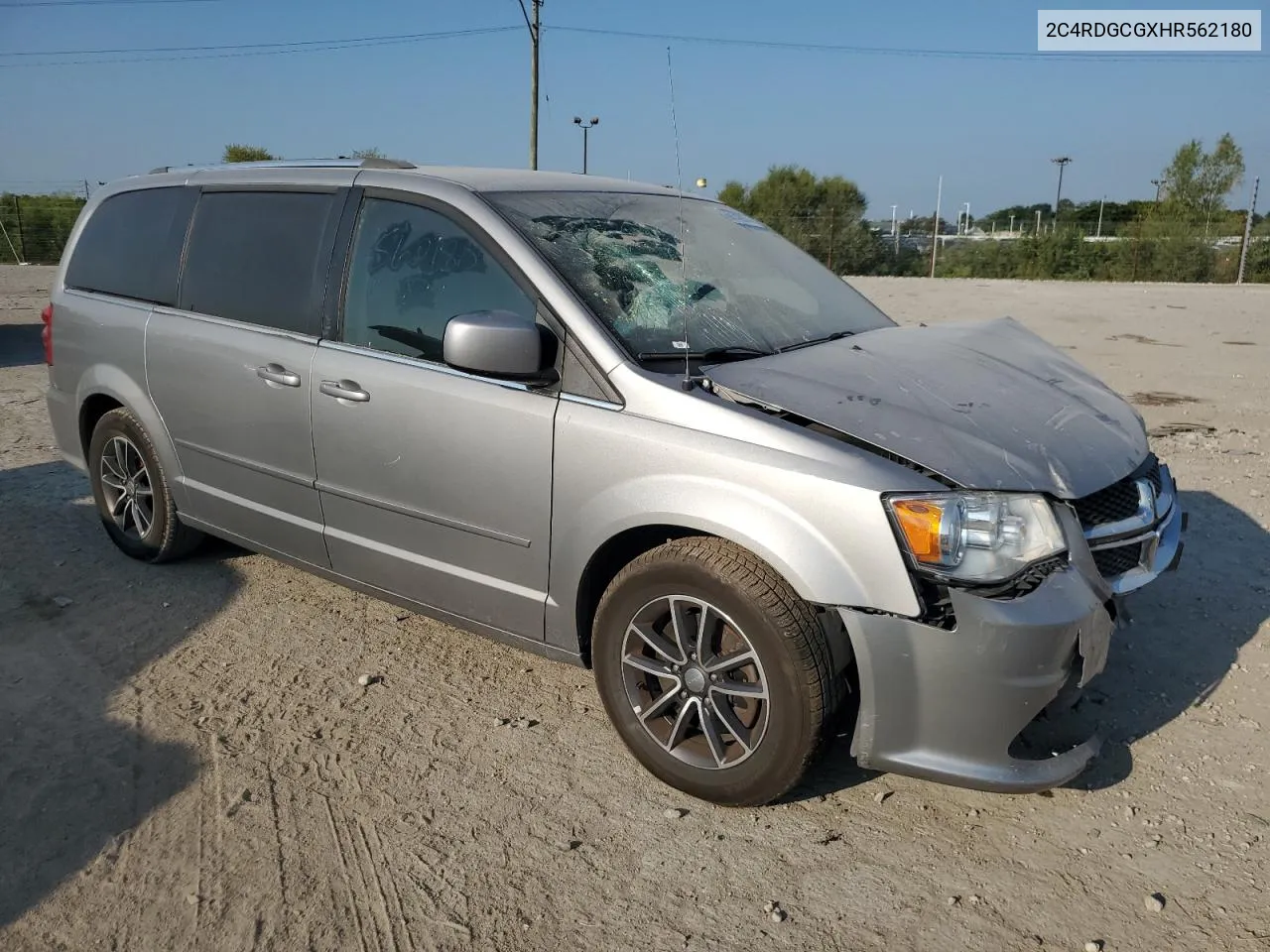 2017 Dodge Grand Caravan Sxt VIN: 2C4RDGCGXHR562180 Lot: 69142974