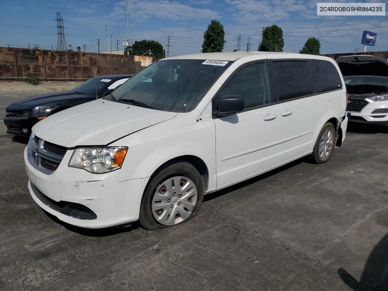 2017 Dodge Grand Caravan Se VIN: 2C4RDGBG5HR864235 Lot: 69506004