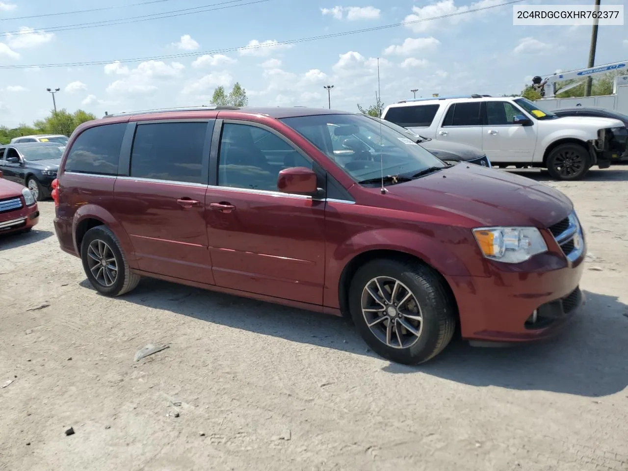 2017 Dodge Grand Caravan Sxt VIN: 2C4RDGCGXHR762377 Lot: 69559464