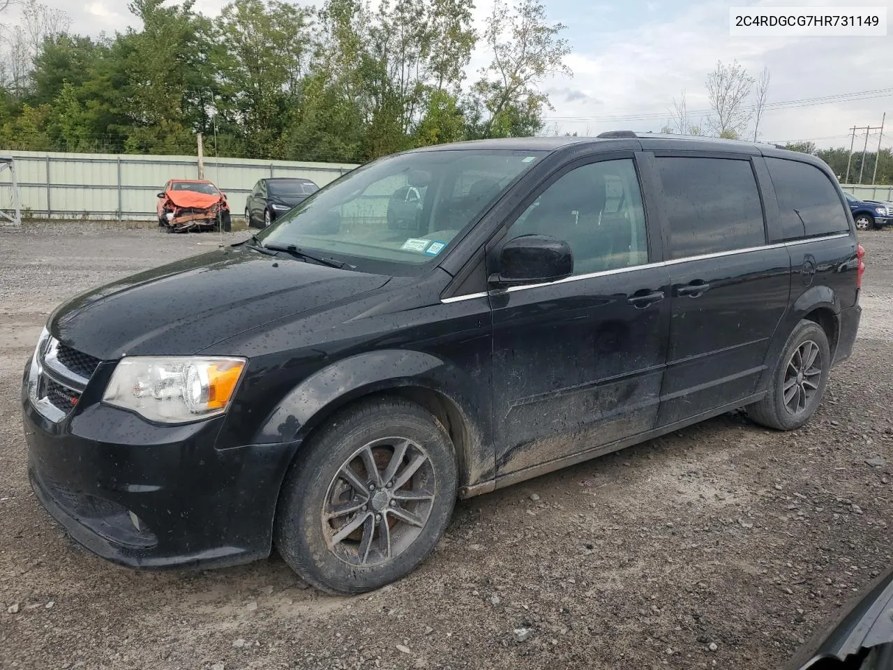 2017 Dodge Grand Caravan Sxt VIN: 2C4RDGCG7HR731149 Lot: 69985954