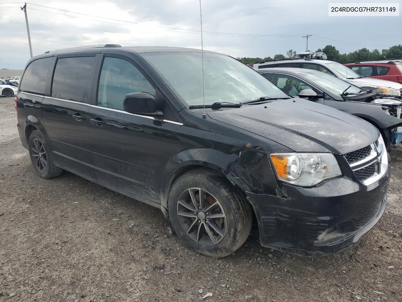 2017 Dodge Grand Caravan Sxt VIN: 2C4RDGCG7HR731149 Lot: 69985954