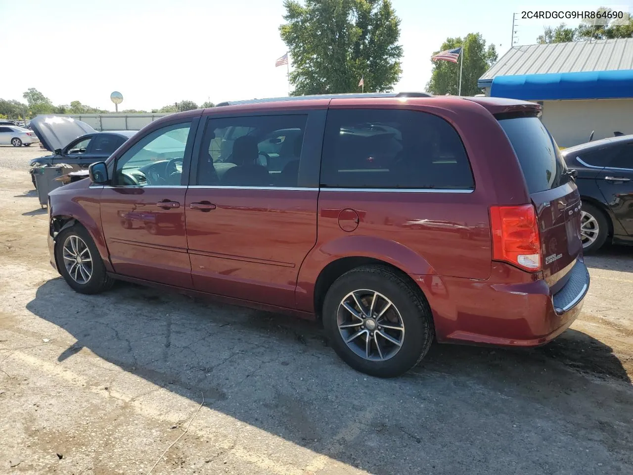 2017 Dodge Grand Caravan Sxt VIN: 2C4RDGCG9HR864690 Lot: 70274944