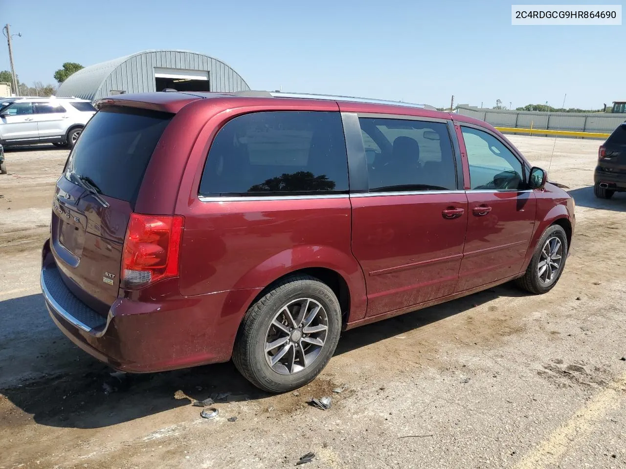 2017 Dodge Grand Caravan Sxt VIN: 2C4RDGCG9HR864690 Lot: 70274944