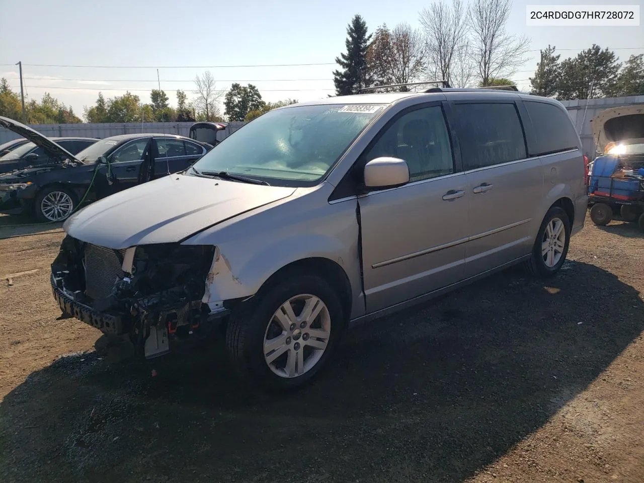 2017 Dodge Grand Caravan Crew VIN: 2C4RDGDG7HR728072 Lot: 70288394