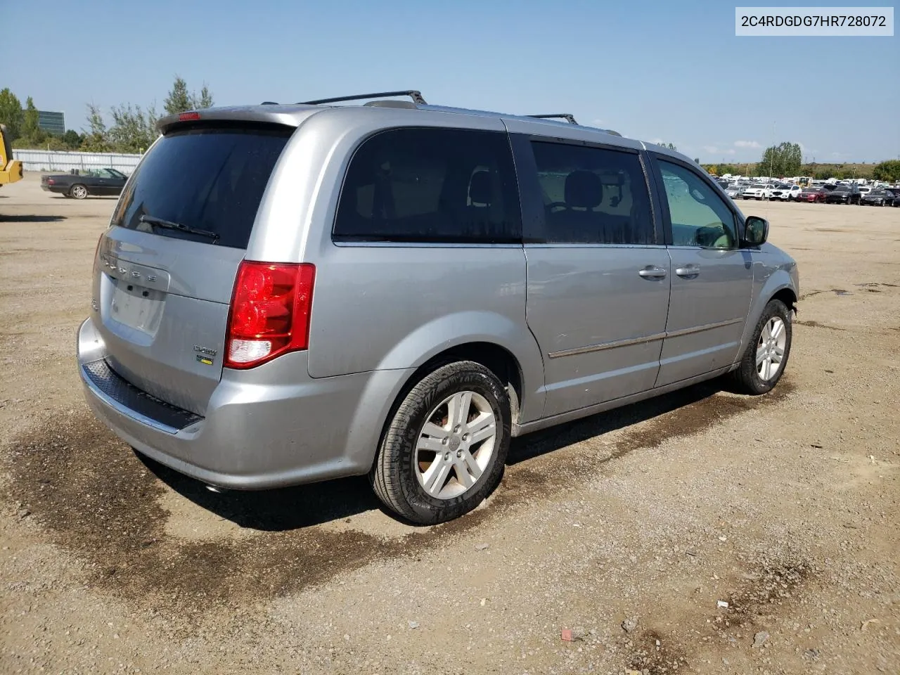 2017 Dodge Grand Caravan Crew VIN: 2C4RDGDG7HR728072 Lot: 70288394