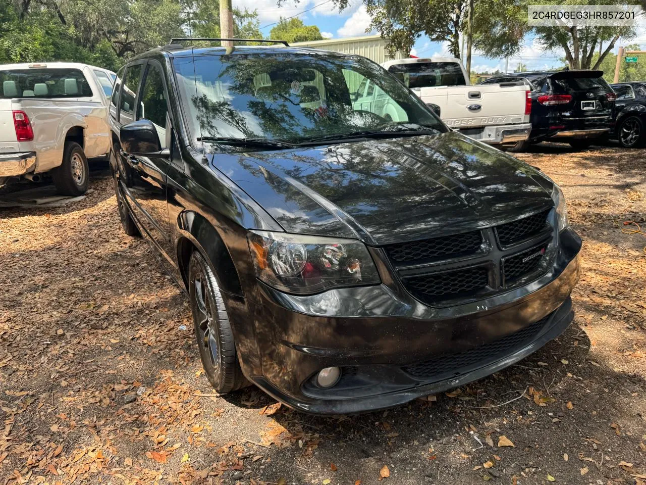 2017 Dodge Grand Caravan Gt VIN: 2C4RDGEG3HR857201 Lot: 70369374