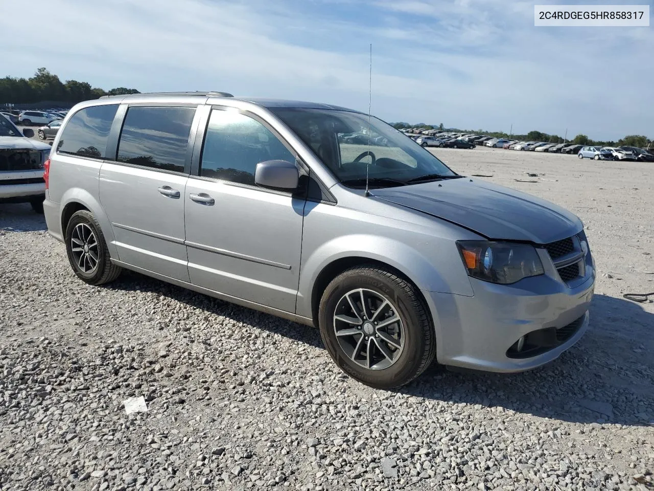 2C4RDGEG5HR858317 2017 Dodge Grand Caravan Gt