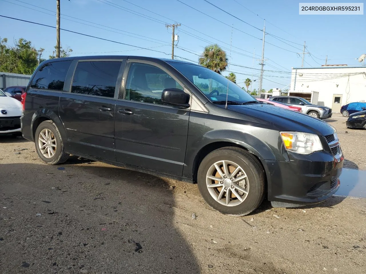 2017 Dodge Grand Caravan Se VIN: 2C4RDGBGXHR595231 Lot: 70541114