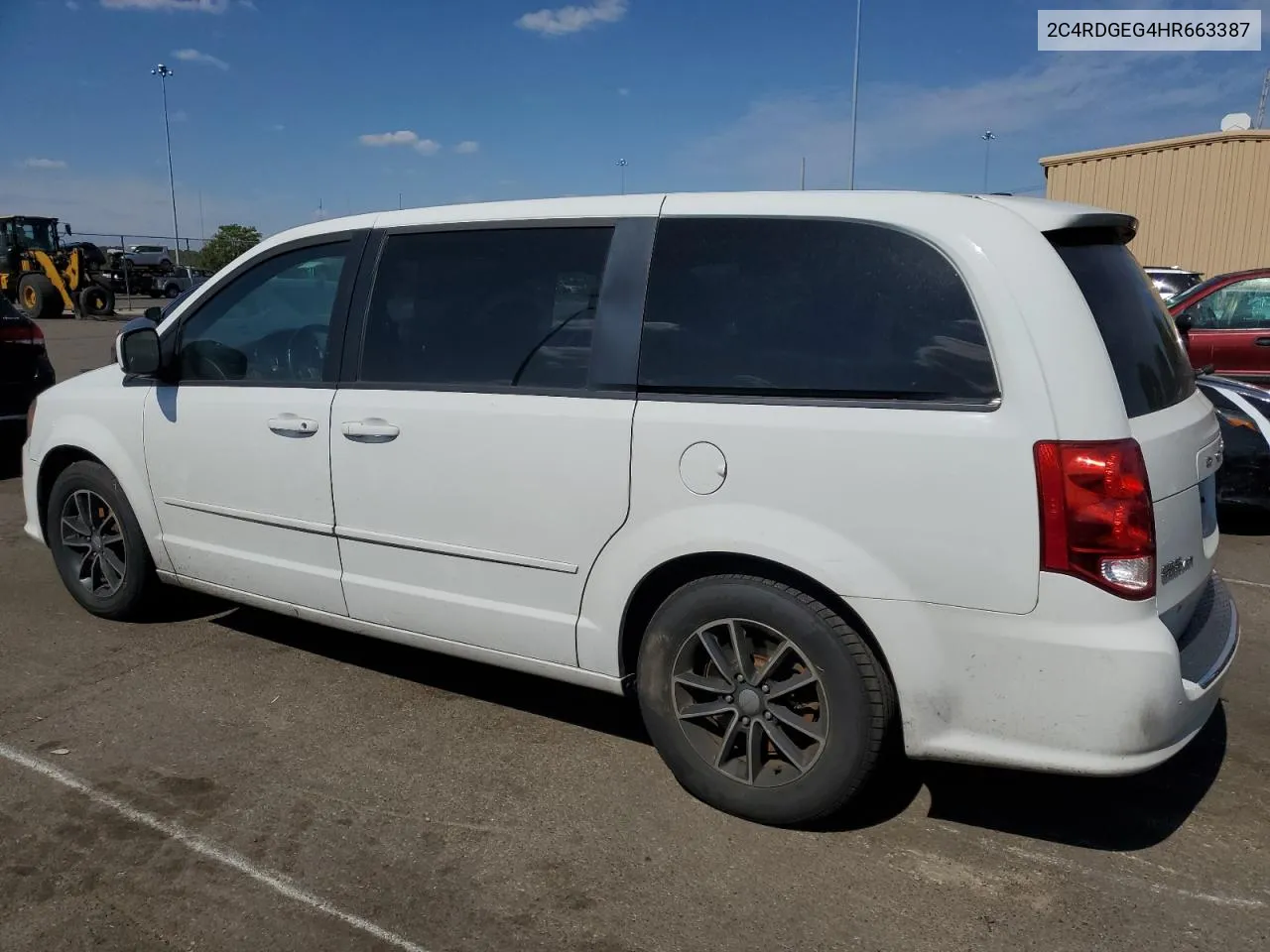 2017 Dodge Grand Caravan Gt VIN: 2C4RDGEG4HR663387 Lot: 70625424